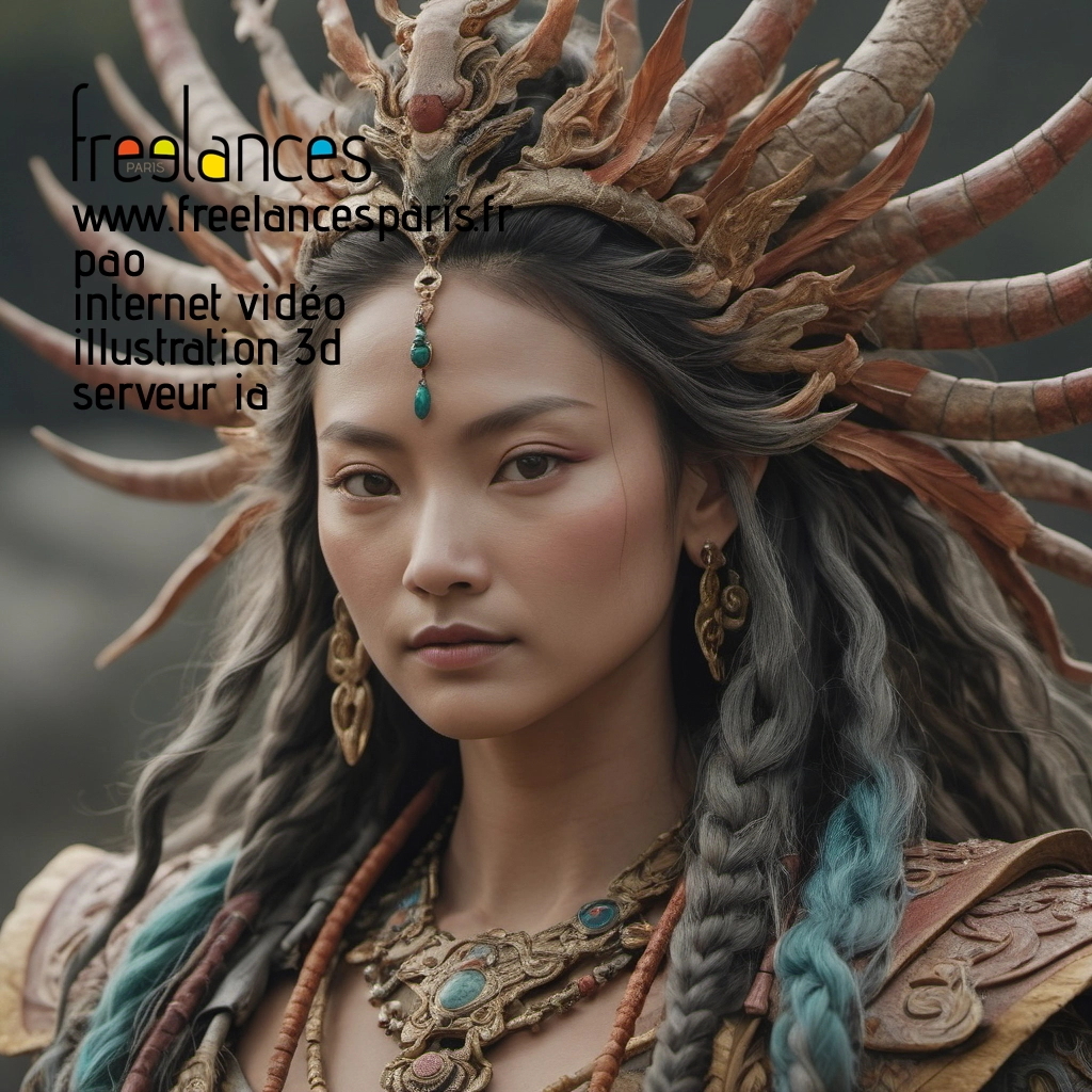 Pao mise en page internet vidéo illustration 3d serveur IA générative AI freelance paris studio de création magazines 8lgi79b0